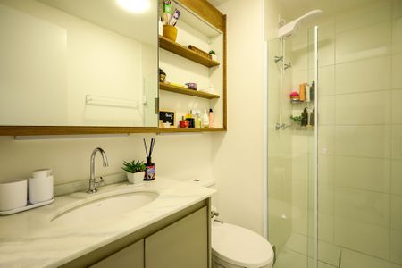 Studio para alugar com 27m², 1 quarto e sem vagaBanheiro