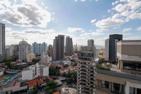 Vista da Varanda de kitnet/studio à venda com 1 quarto, 26m² em Pompeia, São Paulo