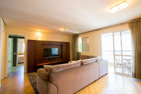 Sala de apartamento à venda com 3 quartos, 125m² em Vila Bastos, Santo André