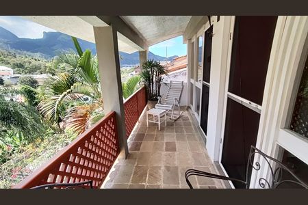 Varanda da Sala  de casa de condomínio à venda com 4 quartos, 347m² em Freguesia (jacarepaguá), Rio de Janeiro