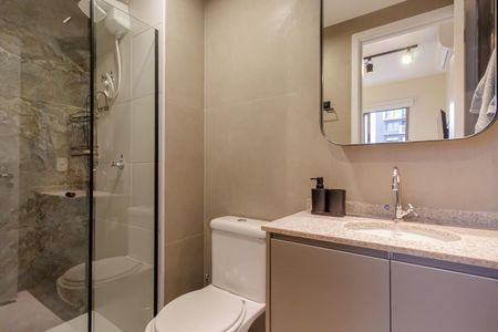 Apartamento à venda com 27m², 1 quarto e sem vagaBanheiro da Suíte