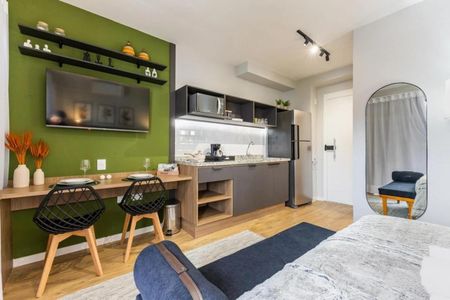 Studio à venda com 26m², 1 quarto e sem vaga Studio à venda com 26m², 1 quarto e sem vagaCozinha