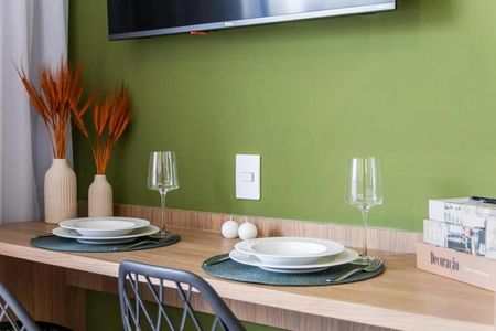 Studio à venda com 26m², 1 quarto e sem vaga Studio à venda com 26m², 1 quarto e sem vagaSala