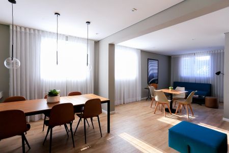 Apartamento para alugar com 26m², 1 quarto e sem vaga Apartamento para alugar com 26m², 1 quarto e sem vagaÁrea comum - Salão de festas