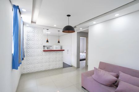 Sala de apartamento para alugar com 2 quartos, 48m² em Bernardo Monteiro, Contagem