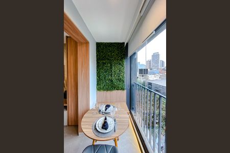 Studio para alugar com 27m², 1 quarto e sem vagaVaranda