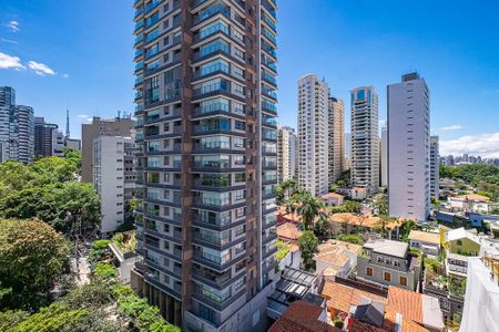 Sala/Cozinha - Vista de apartamento à venda com 1 quarto, 59m² em Jardins, São Paulo
