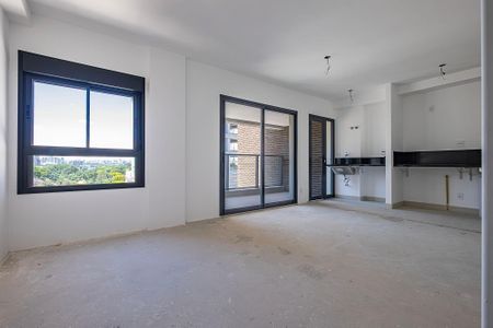 Sala/Cozinha de apartamento à venda com 1 quarto, 59m² em Jardins, São Paulo