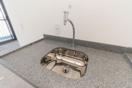 Studio à venda com 25m², 1 quarto e sem vagaCozinha