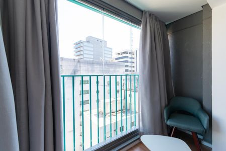 Studio à venda com 25m², 1 quarto e sem vagaVaranda