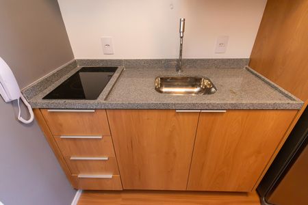 Studio à venda com 25m², 1 quarto e sem vagaCozinha