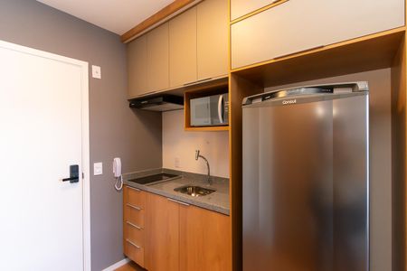 Studio à venda com 25m², 1 quarto e sem vagaCozinha