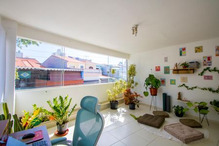 Varanda do quarto 1 de casa à venda com 3 quartos, 213m² em Jardim Pilar, Santo André
