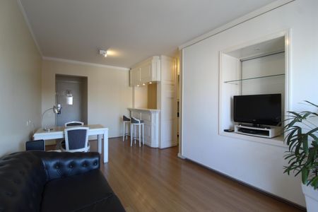 Sala de apartamento para alugar com 1 quarto, 42m² em Itaim Bibi, São Paulo