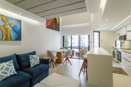 Sala de apartamento para alugar com 1 quarto, 60m² em Planalto Paulista, São Paulo