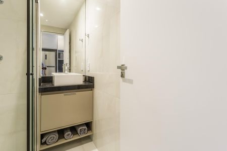 Studio para alugar com 25m², 1 quarto e sem vaga Studio para alugar com 25m², 1 quarto e sem vagaBanheiro