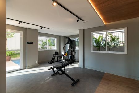 Apartamento para alugar com 40m², 2 quartos e sem vaga Apartamento para alugar com 40m², 2 quartos e sem vagaÁrea comum - Academia