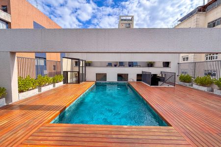 Studio para alugar com 40m², 1 quarto e sem vagaÁrea comum - Piscina