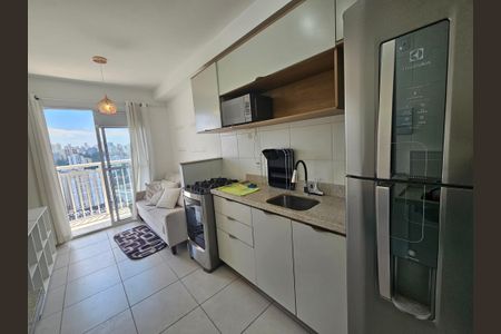 Studio para alugar com 28m², 1 quarto e sem vaga Studio para alugar com 28m², 1 quarto e sem vagaCozinha