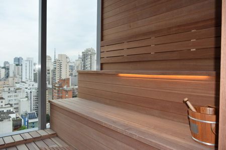 Apartamento à venda com 21m², 1 quarto e sem vagaSauna