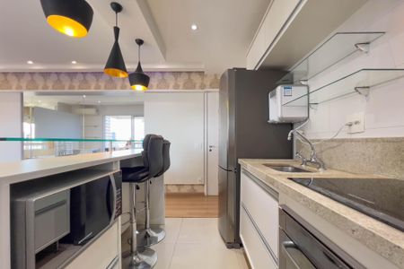 Studio para alugar com 45m², 1 quarto e 1 vaga Studio para alugar com 45m², 1 quarto e 1 vagaCozinha e área de serviço