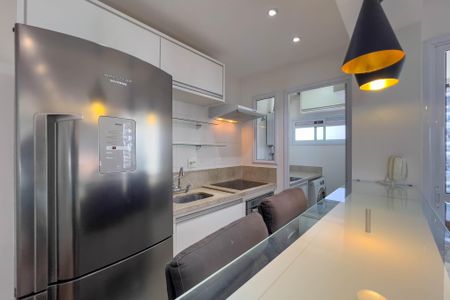 Studio para alugar com 45m², 1 quarto e 1 vaga Studio para alugar com 45m², 1 quarto e 1 vagaCozinha e área de serviço