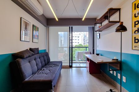 Sala de apartamento à venda com 1 quarto, 40m² em Perdizes, São Paulo