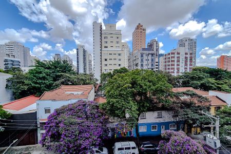Vista da Varanda de apartamento à venda com 1 quarto, 40m² em Perdizes, São Paulo
