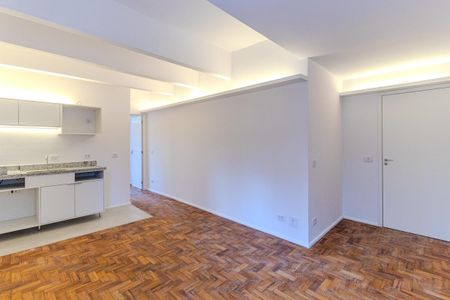 Sala de apartamento para alugar com 1 quarto, 40m² em República, São Paulo