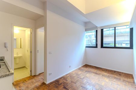 Sala de apartamento para alugar com 1 quarto, 27m² em República, São Paulo