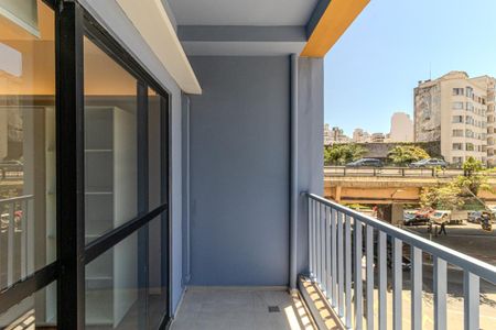 Varanda Studio de kitnet/studio para alugar com 1 quarto, 33m² em República, São Paulo