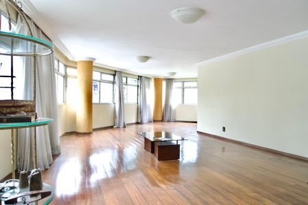 Sala 1 de apartamento à venda com 4 quartos, 333m² em Santo Agostinho, Belo Horizonte