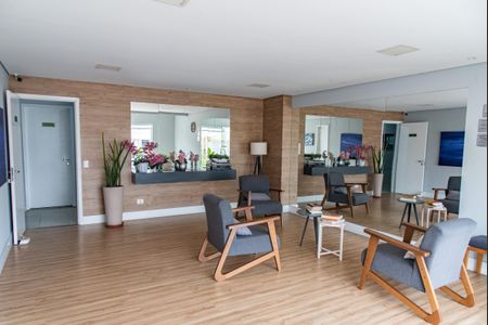 Studio para alugar com 41m², 1 quarto e 1 vagaHall social