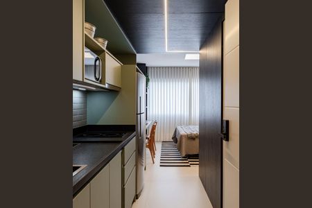 Studio à venda com 30m², 1 quarto e 1 vagaCozinha