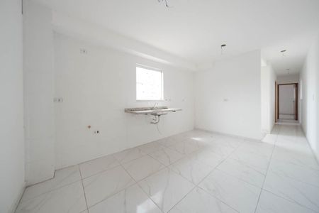 Sala/Cozinha de apartamento para alugar com 2 quartos, 52m² em Vila Guilhermina, São Paulo
