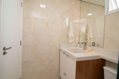 Apartamento à venda com 59m², 2 quartos e 1 vaga Apartamento à venda com 59m², 2 quartos e 1 vagaBanheiro da Suíte