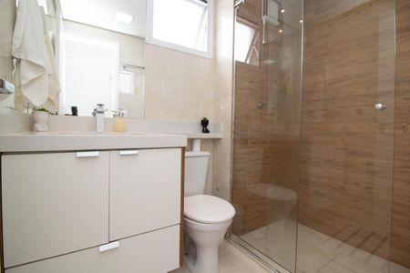 Apartamento à venda com 59m², 2 quartos e 1 vaga Apartamento à venda com 59m², 2 quartos e 1 vagaBanheiro da Suíte
