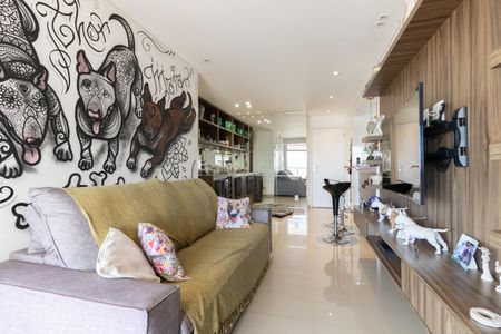 Sala de apartamento à venda com 1 quarto, 65m² em Sacomã, São Paulo