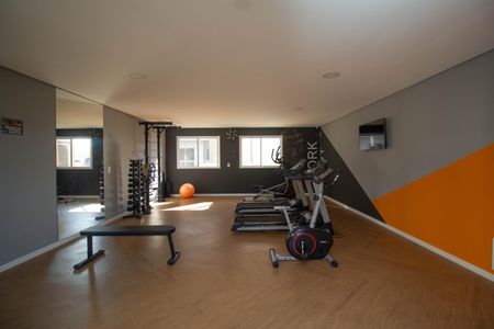 Apartamento para alugar com 43m², 2 quartos e 1 vaga Apartamento para alugar com 43m², 2 quartos e 1 vagaÁrea comum - Academia