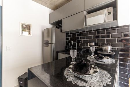 Studio à venda com 34m², 1 quarto e sem vagaCozinha