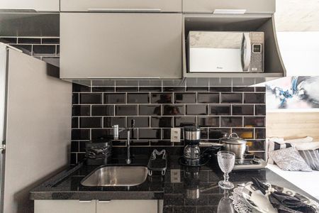 Studio à venda com 34m², 1 quarto e sem vagaCozinha