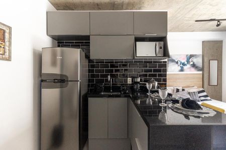 Studio à venda com 34m², 1 quarto e sem vagaCozinha