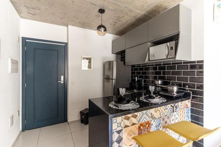 Studio à venda com 34m², 1 quarto e sem vagaCozinha