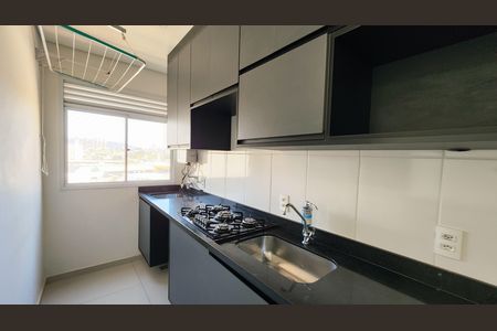 Cozinha de apartamento para alugar com 2 quartos, 49m² em Vila Nambi, Jundiaí