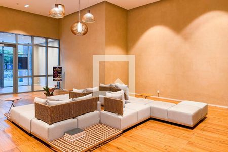 Studio para alugar com 42m², 1 quarto e 1 vaga Studio para alugar com 42m², 1 quarto e 1 vagaHall de entrada