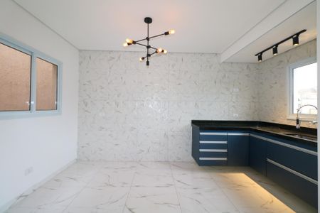 Cozinha de apartamento para alugar com 2 quartos, 110m² em Santa Maria, Santo André
