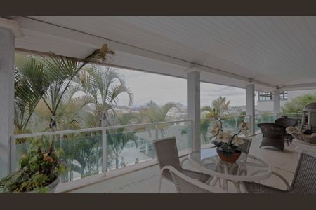 Varanda da Sala de casa de condomínio à venda com 5 quartos, 733m² em Vila Castela, Nova Lima