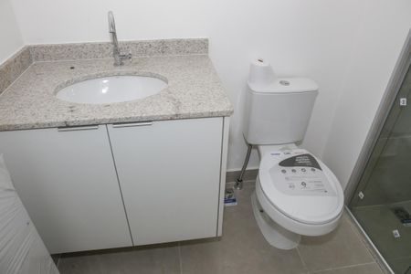 Studio para alugar com 25m², 1 quarto e sem vagaBanheiro da Suíte