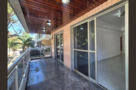 Varanda da Sala de apartamento para alugar com 3 quartos, 126m² em Recreio dos Bandeirantes, Rio de Janeiro