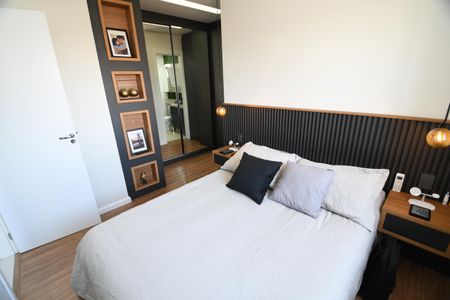 Apartamento à venda com 56m², 2 quartos e 1 vagaQuarto 2 - Suíte